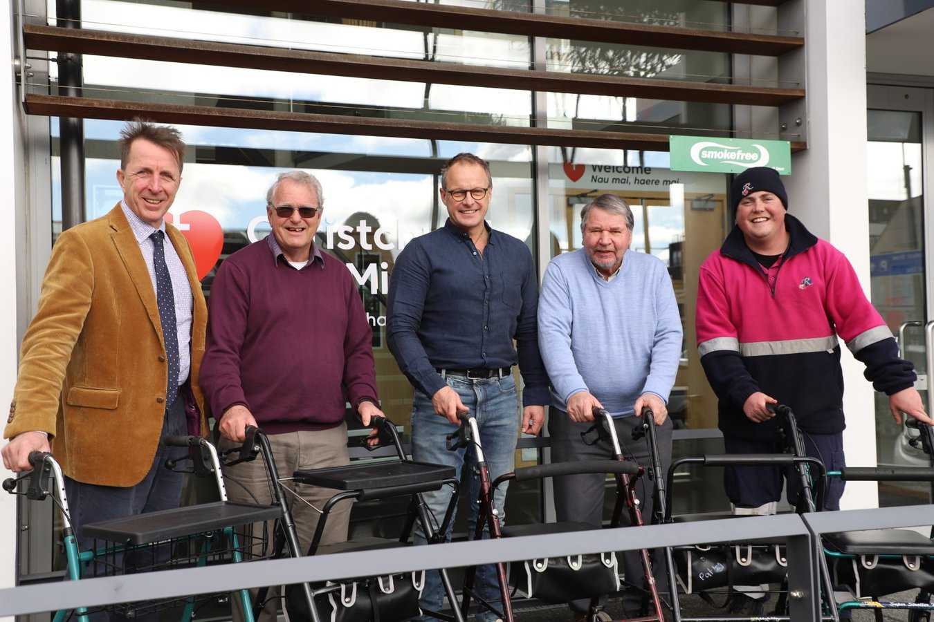 Charles Upham village residents help out the Christchurch City Mission